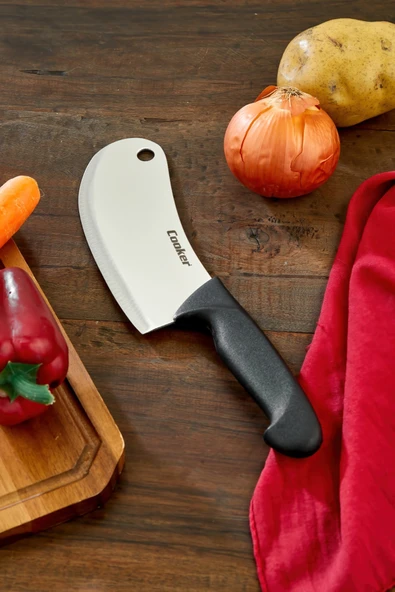 Cooker 28 cm Paslanmaz Çelik Soğan Bıçağı Siyah CKR4601 ürün görseli 1
