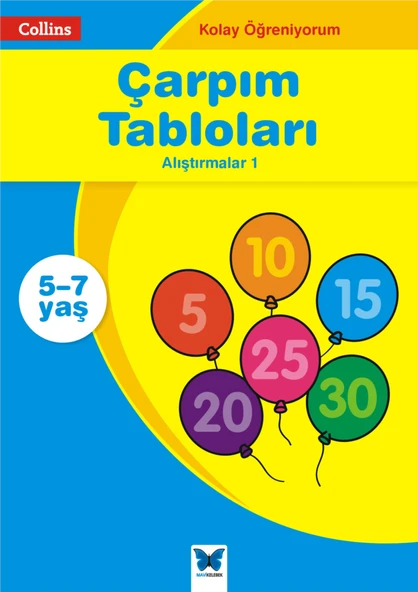 Collins Kolay Öğreniyorum  - Çarpım Tabloları Alıştırmalar 1 (5-7 Yaş) ürün görseli 1