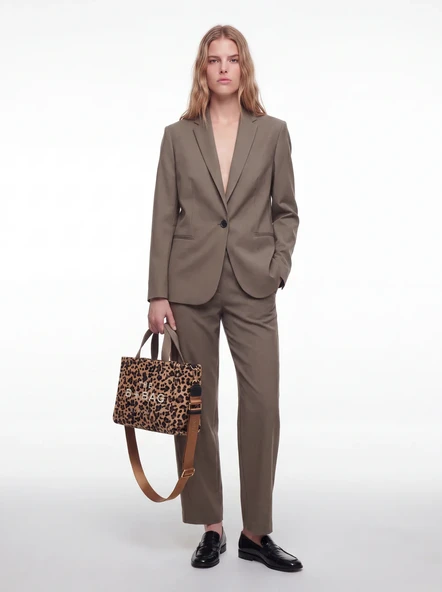 BONHEUR Kanvas Leopard Çanta - Resim 4
