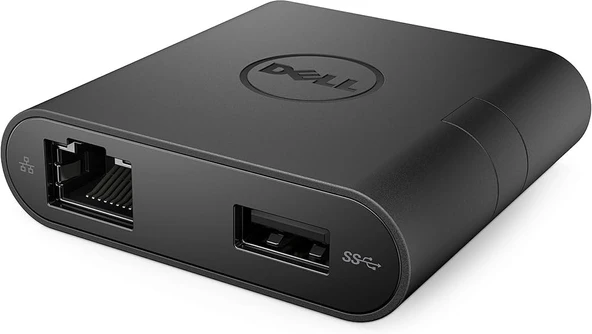 Dell DA200 470-ABRY Adaptör - Usb-C'den HDMI/VGA/ETHERNET/USB 3.0'a. YENİLENMİŞ 1 YIL GARANTİLİ FATURALI ürün görseli 1