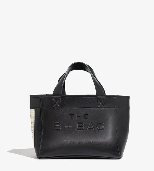 BONHEUR Vegan Deri Black Phantom Çanta - Resim 2