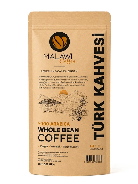Malawi Coffee Türk Kahvesi 500 Gr - Resim 2