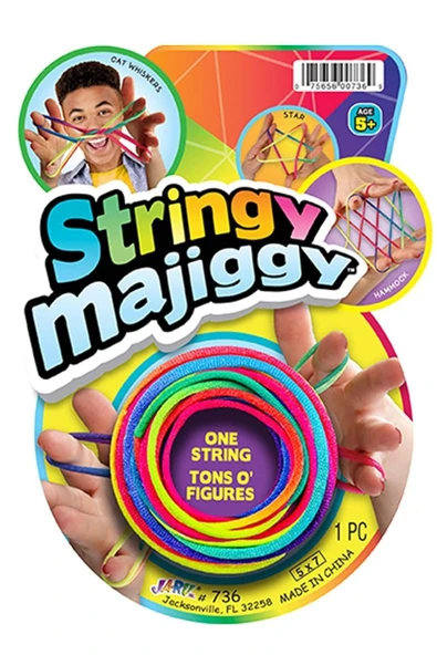 Stringy Majiggy Parmak İp Oyunu: Dayanıklı İple Uzun Saatler Boyunca Eğlence ürün görseli 1