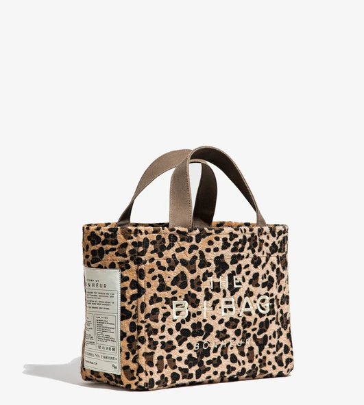 BONHEUR Kanvas Leopard Çanta - Resim 2