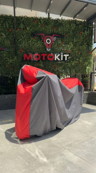 Motokit Universal Lüx Premium Suya ve Güneş Işınlarına Karşı Dayanıklı Motosiklet Brandası ürün görseli 1