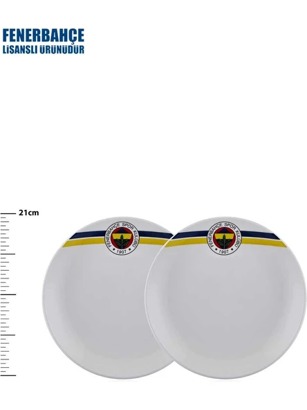 Fenerbahçe Lisanslı 2'li Pasta Tabağı - Resim 3