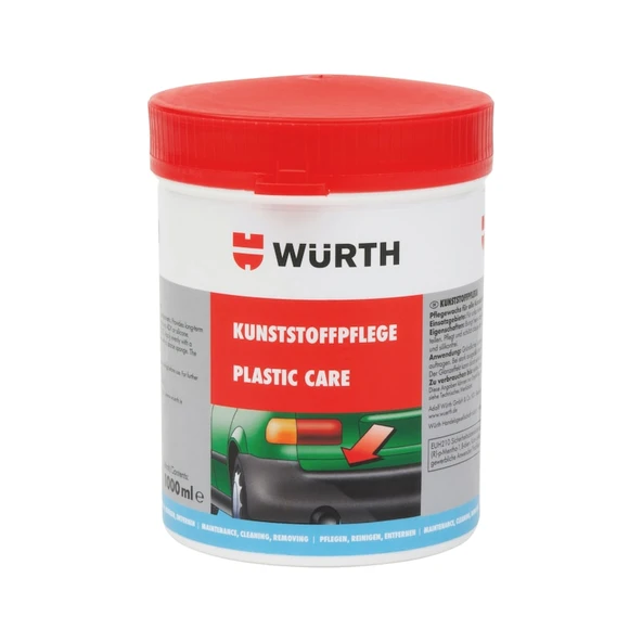 WÜRTH Dış Plastik ve Tampon Parlatıcı 1LT - Matlaşmış Plastiklere Yenileyici Bakım ve Koruma ürün görseli 1