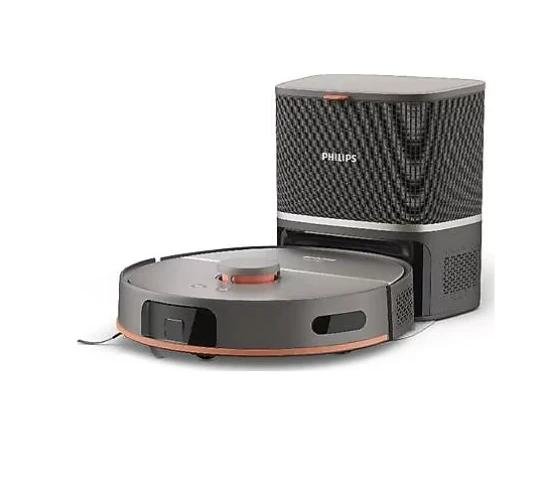 Philips HomeRun 5000 Serisi XU5100/10 Siyah Çöp İstasyonlu Akıllı Robot Süpürge ürün görseli 1