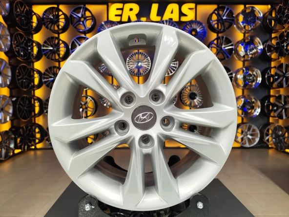 4 Adet HYUNDAİ ORIJINAL 6.5*16 5*114.3 ET50 67.1 SILVER JANT REVİZE EDİLMİŞ  (Takım) ürün görseli 1