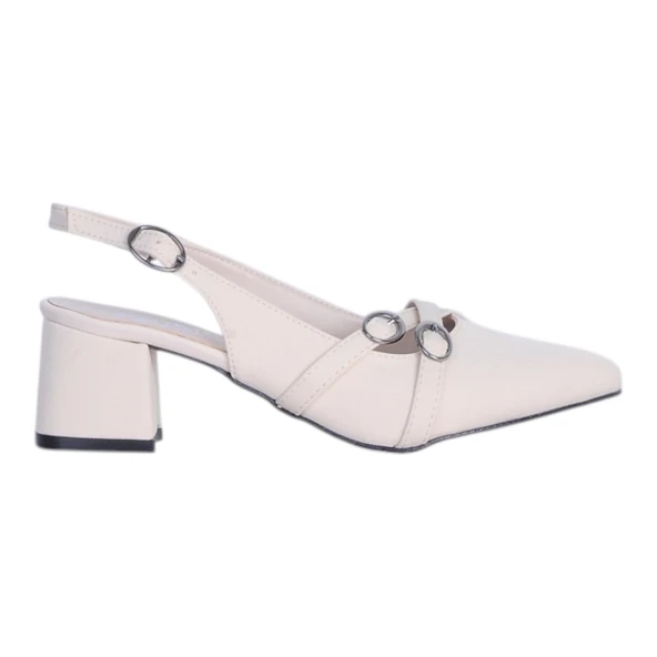Tahir 2806 5Cm Slingback Mat Topuklu Ayakkabı ürün görseli 1