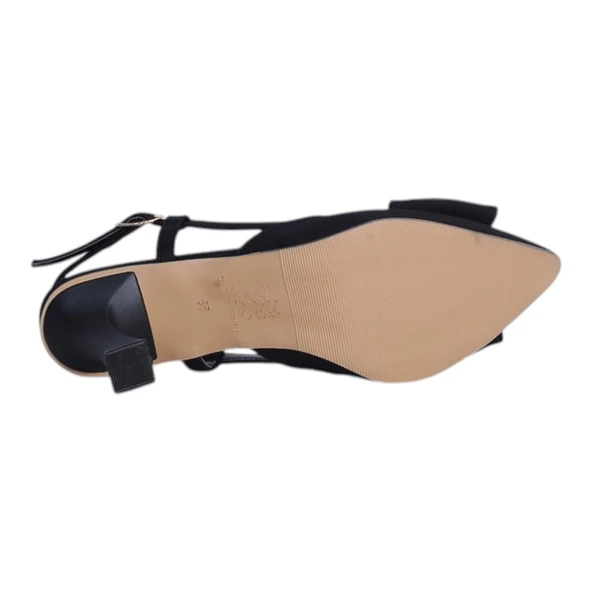 Tahir 2802 7Cm Slingback Topuklu Ayakkabı - Resim 7