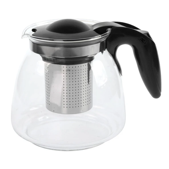 Philips HD7301 Daily Collection ile Uyumlu Çelik Süzgeçli Cam Demlik - 900 ml ürün görseli 1