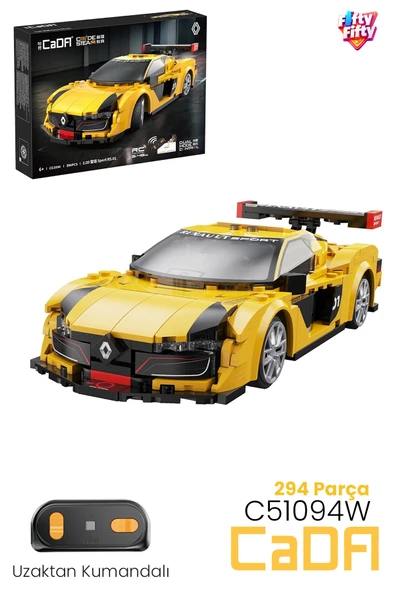 Cada Uzaktan Kumandalı Renault Sports 1:20 C51094W (294 Parça) Oyuncak Yapım Seti Blok Araba ürün görseli 1