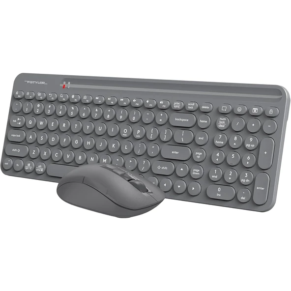 A4TECH FG3300 Kablosuz Q Trk Sessiz Gri Klavye - Mouse Set - Resim 3