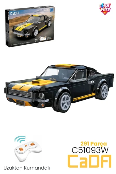 Cada Uzaktan Kumandalı Shelby GT350 H 1:20 C51093W (291 Parça) Oyuncak Yapım Seti Blok Araba ürün görseli 1