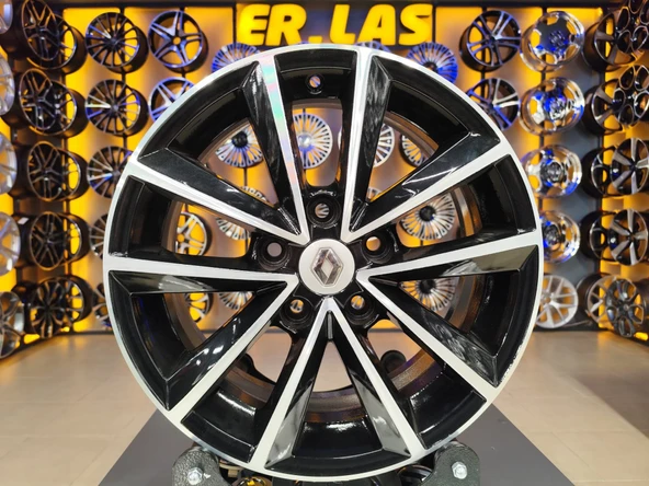 4 Adet RENAULT ORIJINAL 6.5*16 5*114.3 ET41 66.1 BLACK MACK JANT REVİZE EDİLMİŞ (Takım) ürün görseli 1