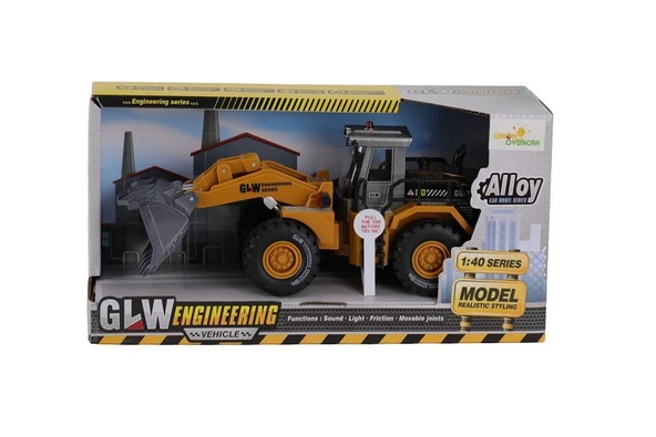 26 cm Sesli Işıklı Buldozer Kepçe 2237 ürün görseli 1