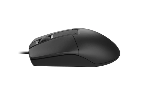A4TECH OP-330S Kablolu USB 1200dpi Sessiz Siyah Mouse - Resim 3