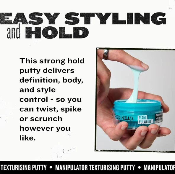 Tigi Bed Head Manipulator Texturizing Putty 57 gr Saç Macunu - Resim 4
