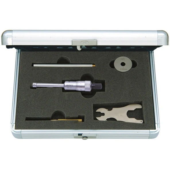 Asimeto İki Ve Üç Nokta Temaslı İç Çap Mekanik Mikrometre 8-10mm AS-209120 ürün görseli 1