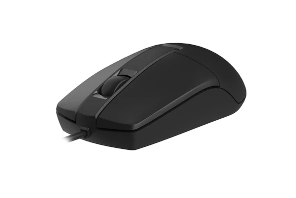 A4TECH OP-330S Kablolu USB 1200dpi Sessiz Siyah Mouse - Resim 2
