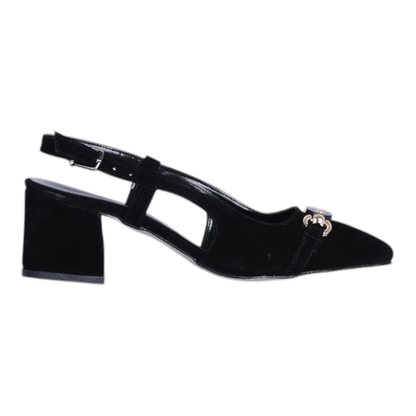 Ayışığı 2811 5Cm Slingback Mat Kadın Topuklu Ayakkabı ürün görseli 1