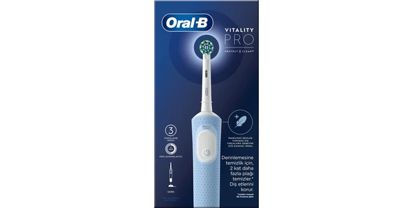Oral-B Vitality Pro D103 Mavi Elektrikli Diş Fırçası ürün görseli 1