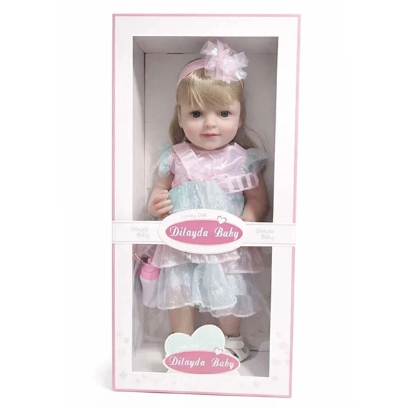 Gerçekçi Oyuncak Bebek - 55 cm Tam Vücut Yumuşak Jel Reborn Bebek Seti ürün görseli 1