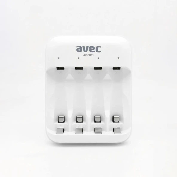 AVEC AV-CH01 USB HIZLI AA / AAA PİL ŞARJ CİHAZI 4LÜ ürün görseli 1