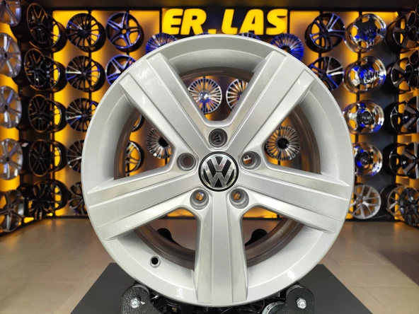 4 Adet VOLKSWAGEN ORIJINAL 6.5*16 5*112 ET46 57.1 SILVER JANT REVİZE EDİLMİŞ (Takım) ürün görseli 1