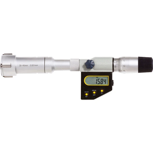 Asimeto Üç Nokta Temaslı İç Çap Mikrometre Dijital 30-40mm AS-208280 ürün görseli 1