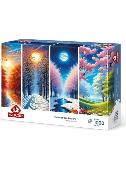 Art Puzzle Mevsim Kapıları 1000 Parça - 41017 ürün görseli 1