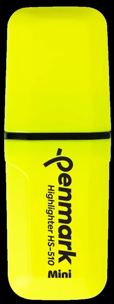 PENMARK FOSFORLU KALEM MINI NEON SARI HS-510 ürün görseli 1