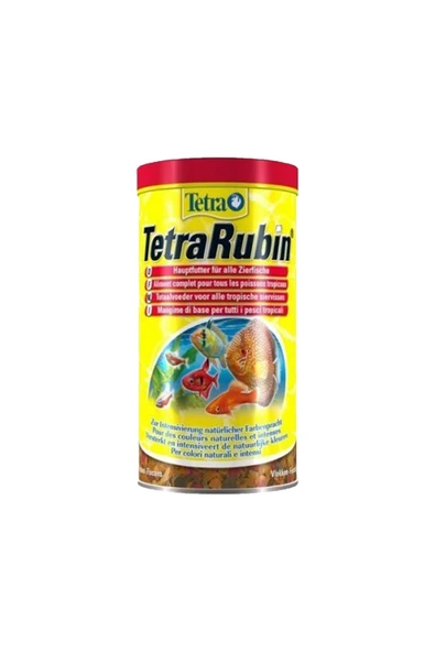 Tetra Rubin Flakes Renklendirici Tropikal Balık Yemi 100 Ml. 20 Gr. ürün görseli 1