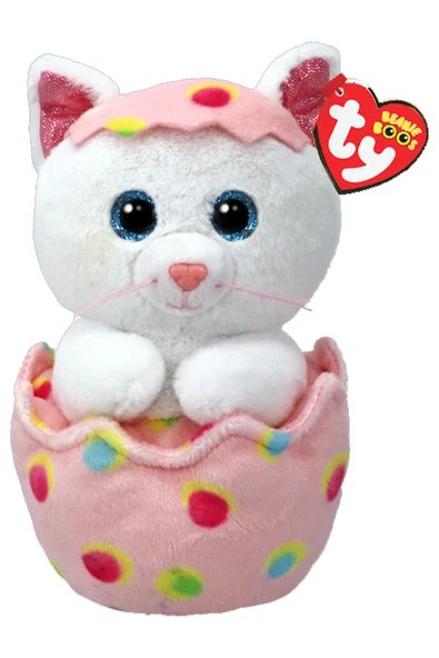 Yumurtanın İçinden Sevgi Çıktı: 15 cm'lik TY Giggles Kedi Sizi Bekliyor! ürün görseli 1
