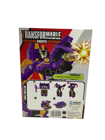 18 cm Tanka Dönüşen Transporter Robot 5515 - Resim 2