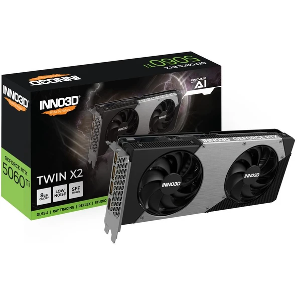Inno3D RTX5060Ti 8GB Twin X2 128Bit GDDR7 ürün görseli 1