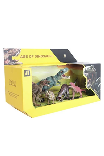 5 Dinozor Figürlü Dinozorların Dünyası Oyun Seti: Jurassic Macera Evinizde! ürün görseli 1