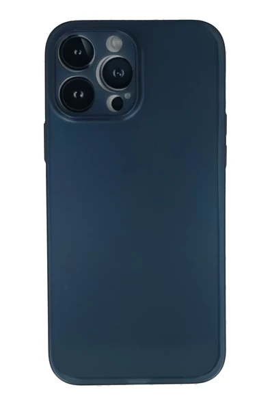 Newface Apple iPhone 13 Pro Max Kılıf PP Ultra İnce Kapak - Mavi ürün görseli 1