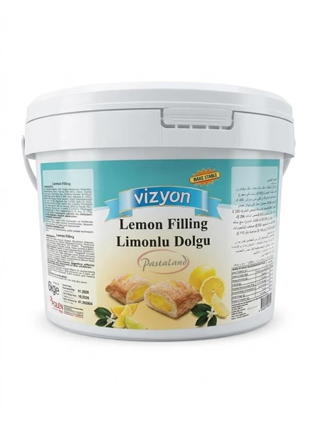 VİZYON LİMONLU PASTACILIK DOLGUSU VE KREMASI – 6 KG ürün görseli 1
