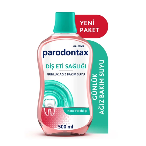 Parodontax Nane Ferahlığı Ağız Bakım Suyu 500 ml 3 Adet ürün görseli 1