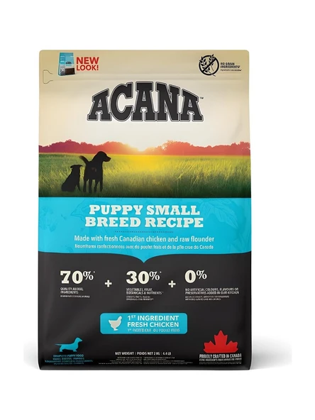 Acana Heritage Puppy Small Breed Küçük Irk Tahılsız Yavru Köpek Maması 2kg ürün görseli 1