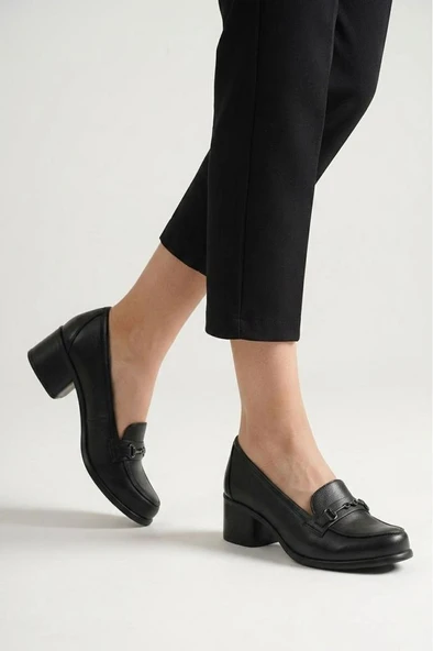Pisagor Ps-44259 Hakiki Deri Kadın Loafer Ayakkabı ürün görseli 1