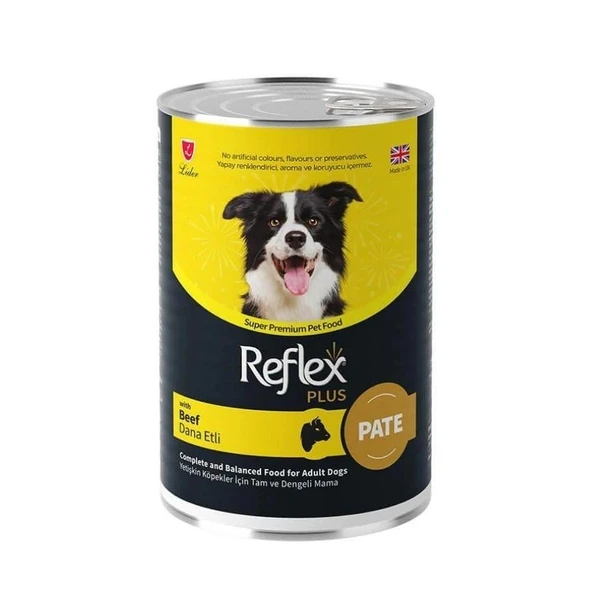 Reflex Plus Pate Dana Etli 395 gr Yetişkin Konserve Köpek Maması ürün görseli 1