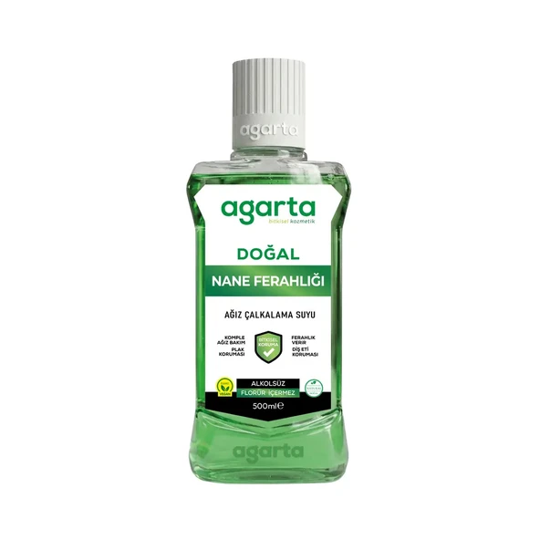 Agarta Ağız Bakım Suyu Nane Ferahlığı Alkolsüz 500 ml ürün görseli 1