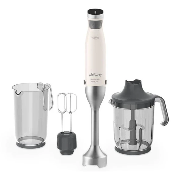 Arzum AR1114-B Technoart Maxi Neo Beyaz El Blender Seti ürün görseli 1