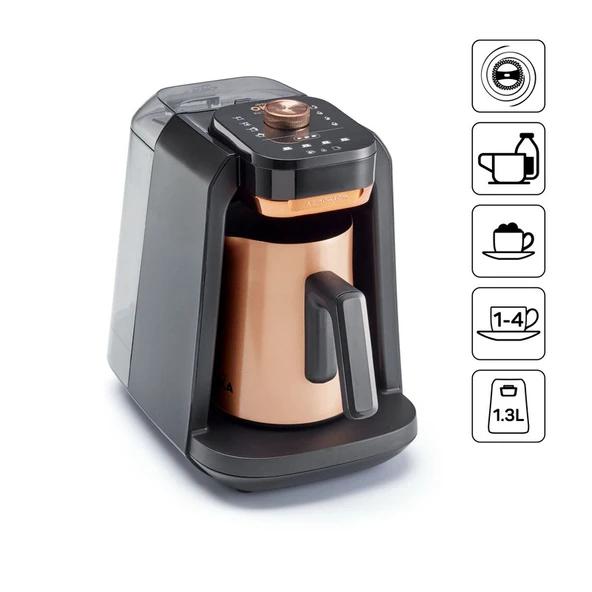 Arzum OK0036-04 Okka Rich Pro Plus Otomatik Bakır Türk Kahvesi Makinesi ürün görseli 1