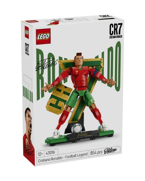 Lego Editions Cristiano Ronaldo Unutulmaz Futbol Anları 854 Parça 43016 ürün görseli 1