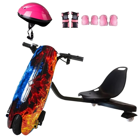 Citymate Drift Car Elektrikli Kaykay Bluetooth Dirift Kar Hoverboard Scooter + Koruma Ekipmanı D10 ürün görseli 1