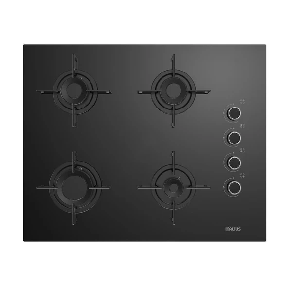 Altus ALA 159 GB 65 cm Siyah Cam Ankastre Ocak ürün görseli 1